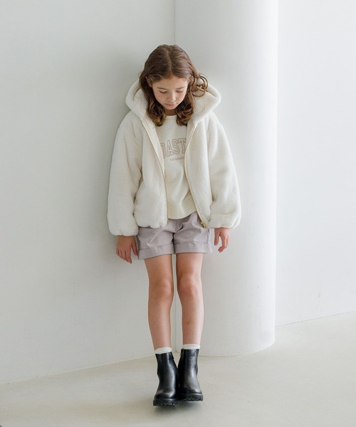 Little willow パーカー little willow ブラウン ジップパーカー L