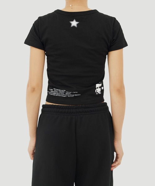 BEEDEN（ビーデン）の「BASIC BEEDEN TEE（Tシャツ/カットソー・レディース・ホワイト/ブラック・MEDIUM/SMALL）」の12枚目の写真