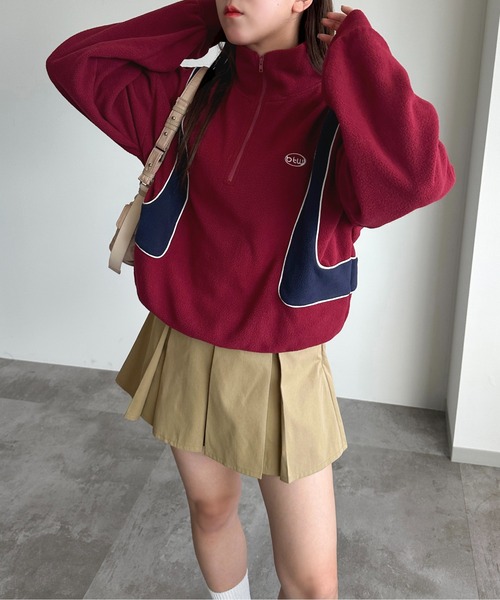 apres jour mignon（アプレジュールミニョン）の「ハーフジップ