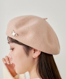 Chico | ピンバッチ付ベレー帽(ハンチング/ベレー帽)