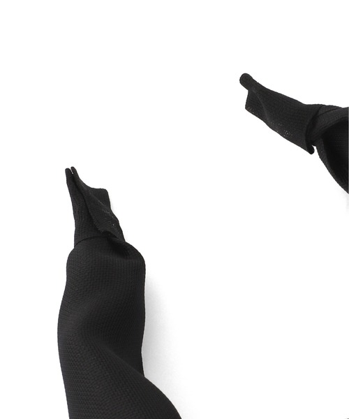 ANEMONE(アネモネ)の「メッシュリボンカチューシャ(カチューシャ・レディース・グレー/ブラック・FREE)」の6枚目の写真