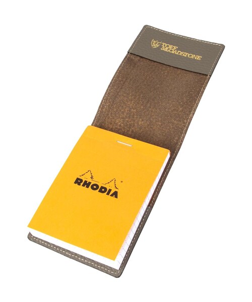 TOFF&LOADSTONE（トフアンドロードストーン）の「【ロディア メモカバー】（その他・メンズ・ネイビー/ブラック/ライトグレー系9/ダークウッド・00）」の5枚目の写真