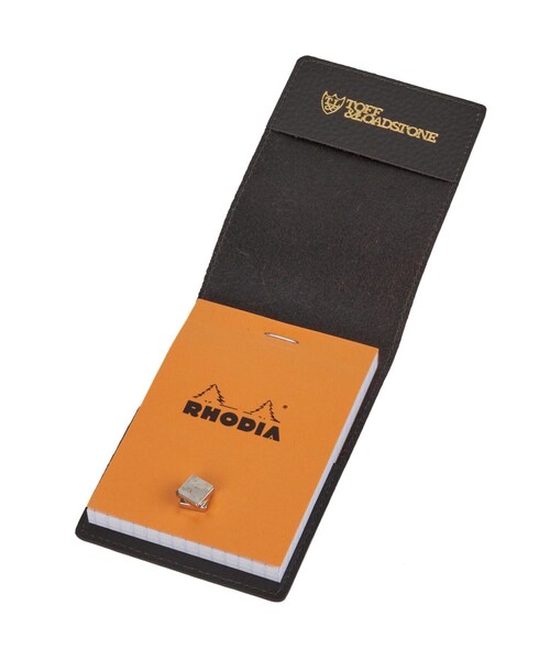 TOFF&LOADSTONE（トフアンドロードストーン）の「【ロディア メモカバー】（その他・メンズ・ネイビー/ブラック/ライトグレー系9/ダークウッド・00）」の13枚目の写真