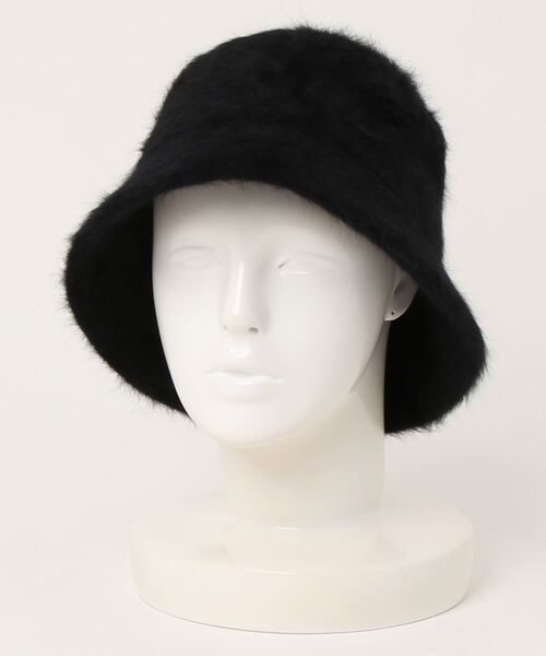 flower(フラワー)の「フラッフィーバケットハット(ハット・レディース・ブラック/ベージュ・FREE)」の4枚目の写真