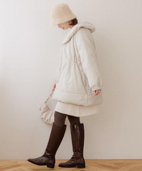 flower(フラワー)の「フラッフィーバケットハット(ハット・レディース・ブラック/ベージュ・FREE)」の17枚目の写真