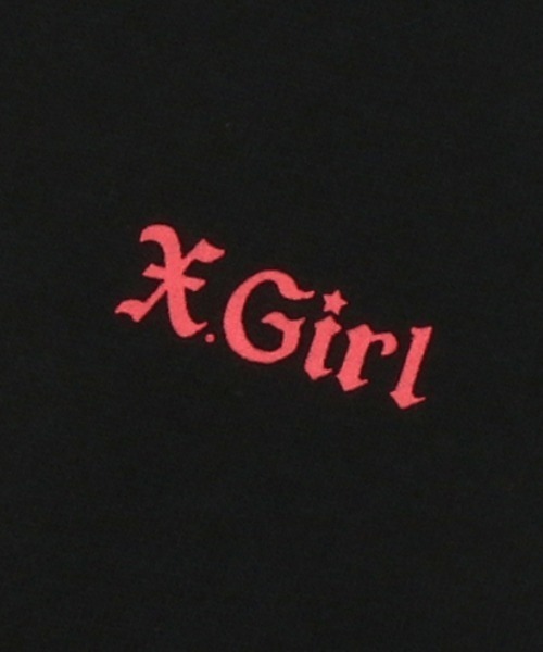 X-girl Stages（エックスガールステージス）の「ハートグラフィックトレーナー（スウェット・キッズ・ホワイト/ブラック・90cm/140cm/110cm/130cm/100cm/120cm）」の8枚目の写真