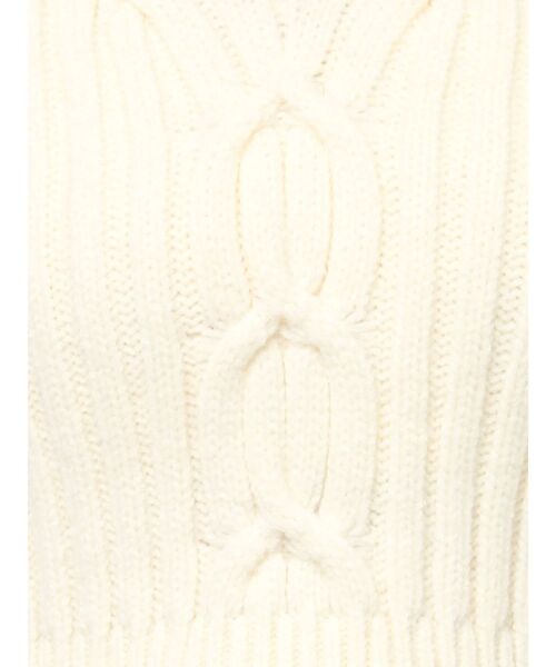 RESEXXY（リゼクシー）の「センターケーブルショートニット（ニット/セーター・レディース・ホワイト/ピンク/ブラック・FREE）」の21枚目の写真