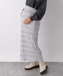 LEPSIM | 【産前・産後対応】マタニティ/シャーリングナロースカート 985963(マタニティウェア/グッズ)