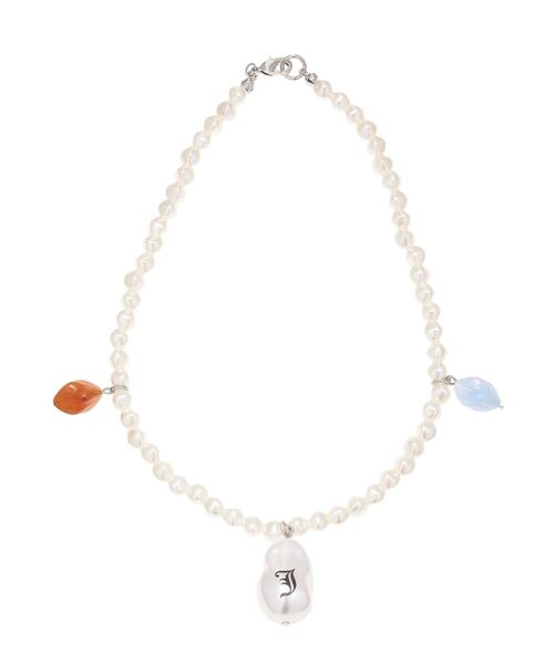 jouetie(ジュエティ)の「ロゴパールストーンネックレス(ネックレス・レディース・ゴールド/シルバー・FREE)」の7枚目の写真