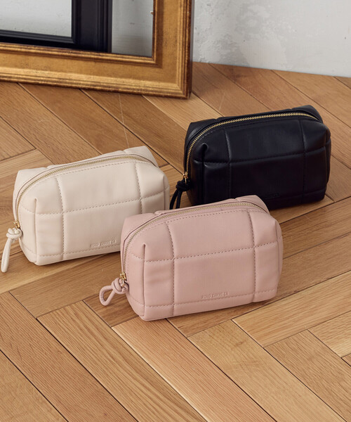 新品 レスポ 神崎恵 コラボ ポーチ トフィーブラウンキルト