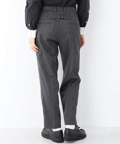 BEAMS BOY（ビームスボーイ）の「BEAMS BOY / ギャバ ワイド スラックス（スラックス・レディース・グレー/ネイビー・0/1）」の13枚目の写真