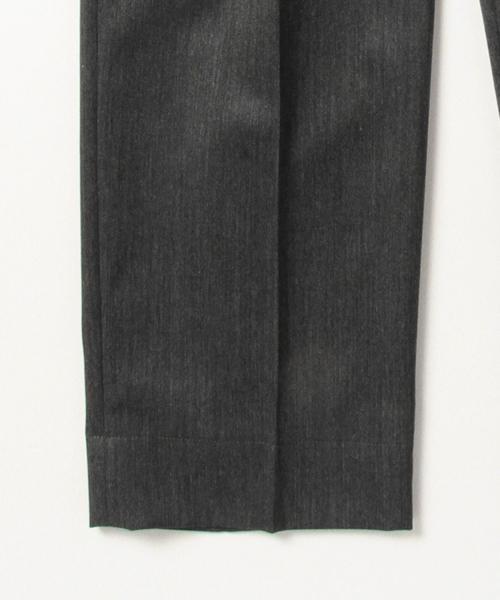 BEAMS BOY（ビームスボーイ）の「BEAMS BOY / ギャバ ワイド スラックス（スラックス・レディース・グレー/ネイビー・0/1）」の6枚目の写真