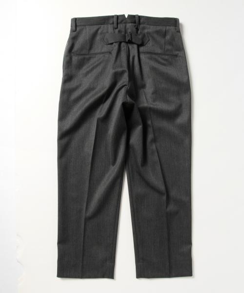 BEAMS BOY（ビームスボーイ）の「BEAMS BOY / ギャバ ワイド スラックス（スラックス・レディース・グレー/ネイビー・0/1）」の7枚目の写真