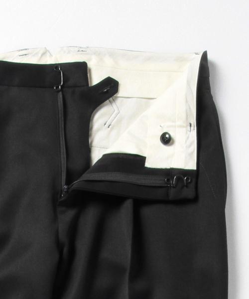 BEAMS BOY（ビームスボーイ）の「BEAMS BOY / ギャバ ワイド スラックス（スラックス・レディース・グレー/ネイビー・0/1）」の8枚目の写真