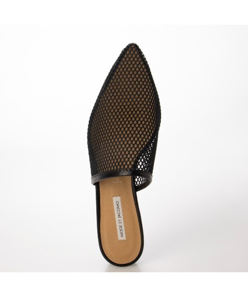 Mode et Jacomo（モードエジャコモ）の「メッシュフラットミュール（サンダル・レディース・ブラック系その他/ホワイト系その他4/ダークオレンジ・23cm/23.5cm/24cm/24.5cm/22.5cm）」の16枚目の写真