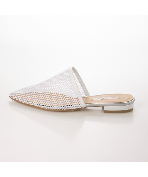 Mode et Jacomo（モードエジャコモ）の「メッシュフラットミュール（サンダル・レディース・ブラック系その他/ホワイト系その他4/ダークオレンジ・23cm/23.5cm/24cm/24.5cm/22.5cm）」の4枚目の写真