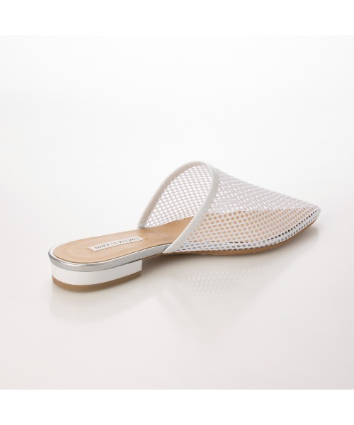 Mode et Jacomo（モードエジャコモ）の「メッシュフラットミュール（サンダル・レディース・ブラック系その他/ホワイト系その他4/ダークオレンジ・23cm/23.5cm/24cm/24.5cm/22.5cm）」の5枚目の写真