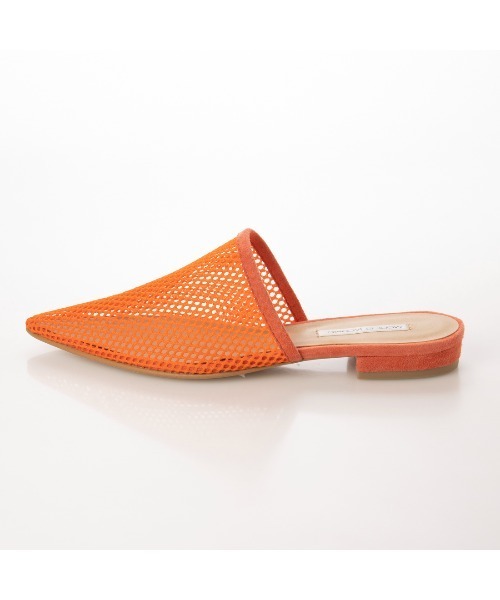 Mode et Jacomo（モードエジャコモ）の「メッシュフラットミュール（サンダル・レディース・ブラック系その他/ホワイト系その他4/ダークオレンジ・23cm/23.5cm/24cm/24.5cm/22.5cm）」の9枚目の写真