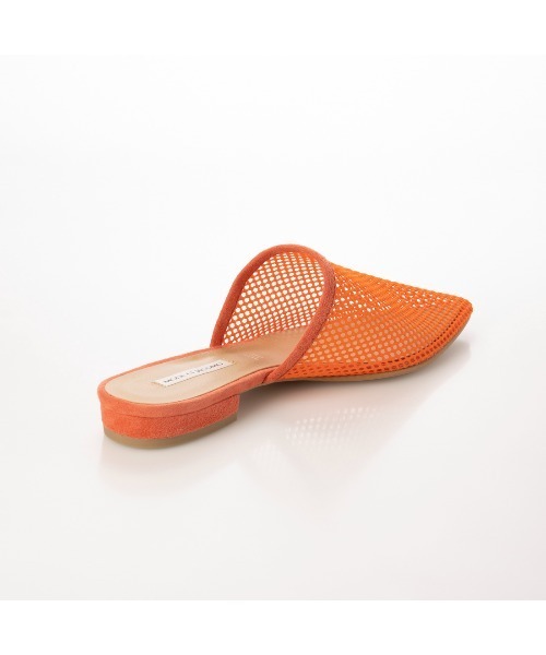 Mode et Jacomo（モードエジャコモ）の「メッシュフラットミュール（サンダル・レディース・ブラック系その他/ホワイト系その他4/ダークオレンジ・23cm/23.5cm/24cm/24.5cm/22.5cm）」の10枚目の写真