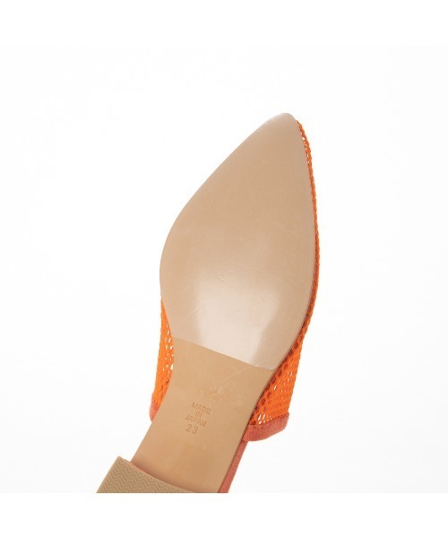 Mode et Jacomo（モードエジャコモ）の「メッシュフラットミュール（サンダル・レディース・ブラック系その他/ホワイト系その他4/ダークオレンジ・23cm/23.5cm/24cm/24.5cm/22.5cm）」の12枚目の写真