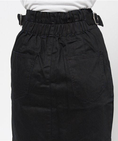 mystic（ミスティック）の「デニムスカート（スカート・レディース・ネイビー/ブラック・ﾌﾘ-）」の7枚目の写真