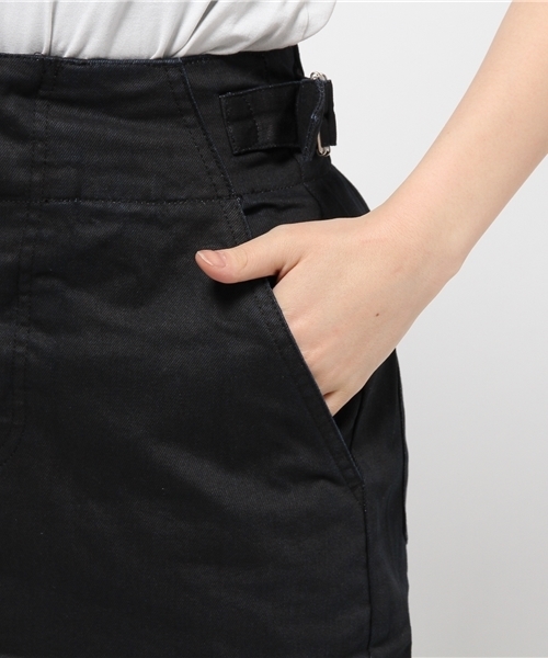 mystic（ミスティック）の「デニムスカート（スカート・レディース・ネイビー/ブラック・ﾌﾘ-）」の8枚目の写真