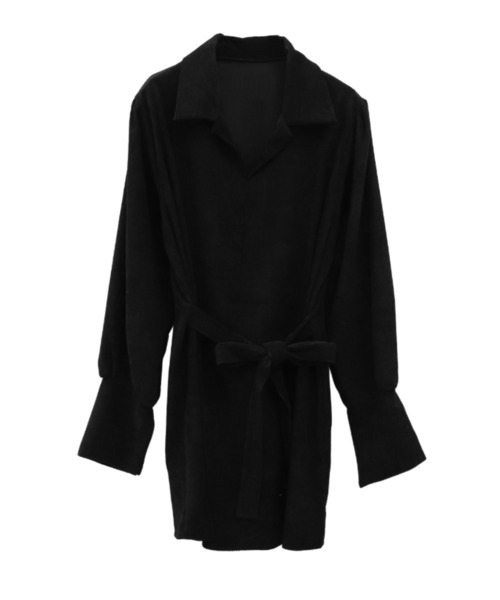 LVEU.（ラブユ.）の「【LVEU.】ウエストリボンコーデュロイミニ