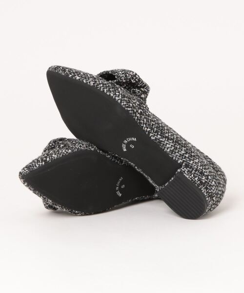 idem（イデム）の「tweed ribbon pumps/リボンパンプス（パンプス・レディース・ブラック/アイボリー/グレー・L/M/S）」の12枚目の写真
