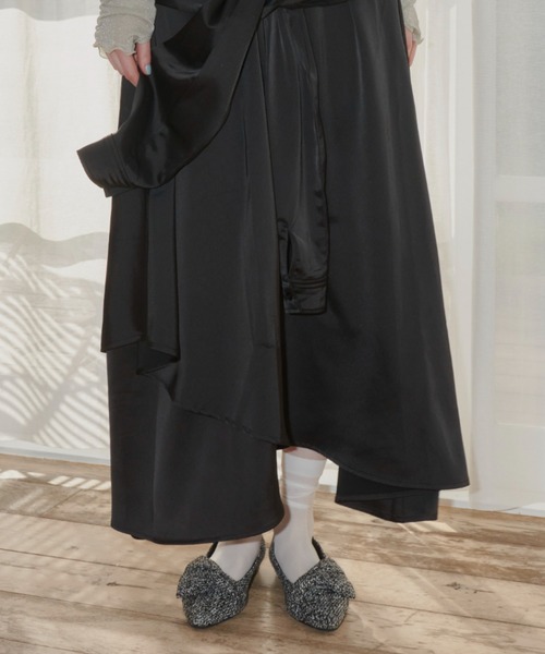 idem（イデム）の「tweed ribbon pumps/リボンパンプス（パンプス・レディース・ブラック/アイボリー/グレー・L/M/S）」の6枚目の写真