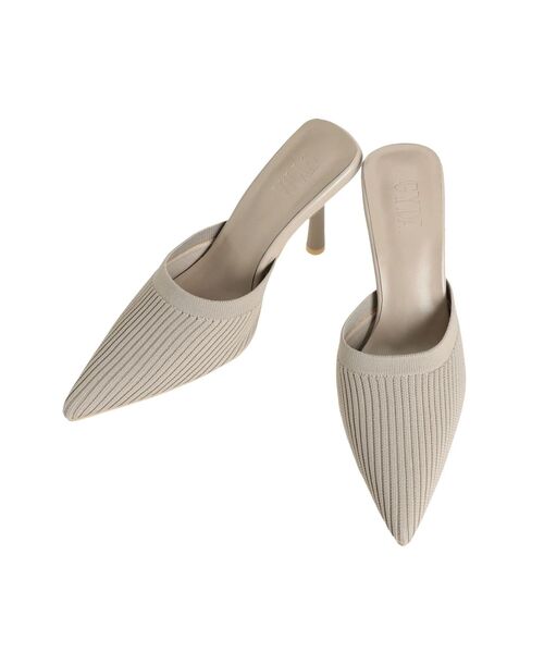 GYDA（ジェイダ）の「リブニットポインテッドミュール（パンプス・レディース・ブラック/ベージュ・SMALL/MEDIUM/LARGE）」の8枚目の写真