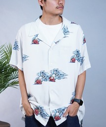 LURKING CLASS（ラーキングクラス）の「【ムラサキスポーツ限定】LURKING CLASS/ラーキングクラス 半袖シャツ オープンカラー 総柄 ST24SUM01（シャツ/ブラウス）」