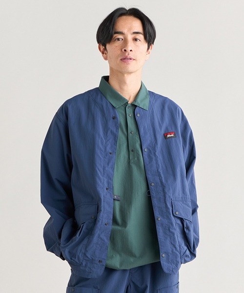 NYLON TUSSER NO COLLAR JACKET/ナイロンタッサー ノーカラー
