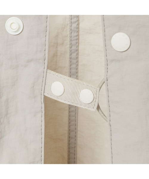 NANGA(ナンガ)の「NYLON TUSSER NO COLLAR JACKET/ナイロンタッサー ノーカラー ジャケット(ノーカラージャケット・メンズ・ブラック/アイボリー/ライトブルー/ラベンダー/ネイビー/カーキ・L/M/XL/S)」の20枚目の写真