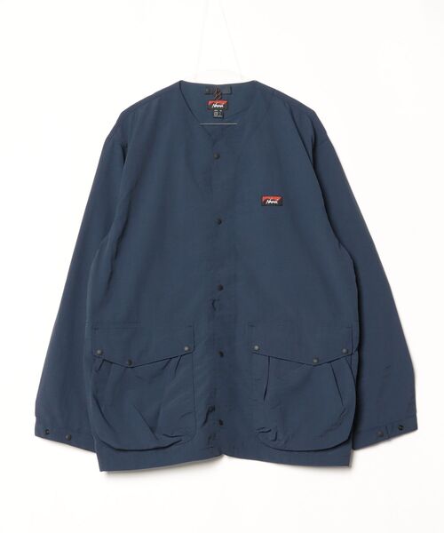 NYLON TUSSER NO COLLAR JACKET/ナイロンタッサー ノーカラー