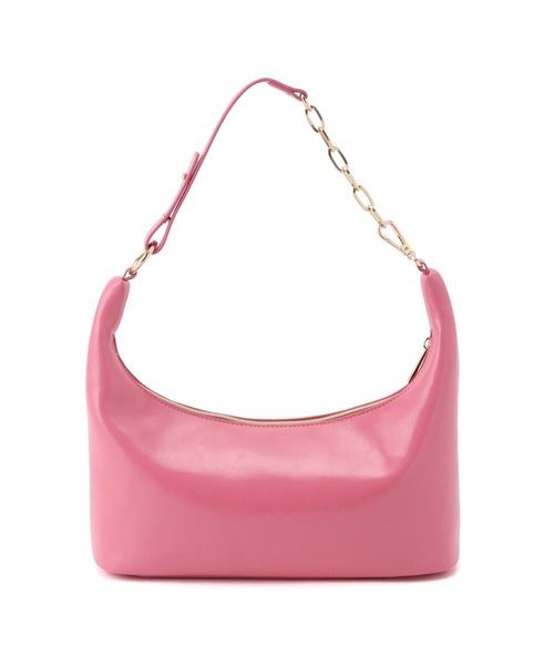 セール】リンクルエナメルワイドワンショルダー＆クラッチバッグ