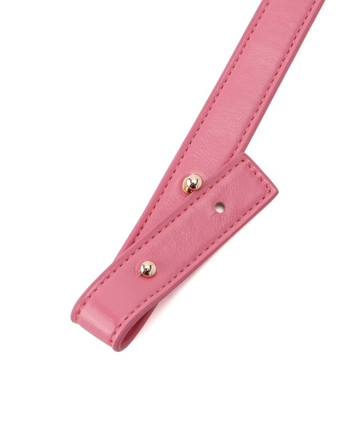 ROPE' PICNIC（ロペピクニック）の「リンクルエナメルワイドワンショルダー＆クラッチバッグ（ショルダーバッグ・レディース・ライトグリーン/オフホワイト/ブラック/ピンク・FREE）」の12枚目の写真