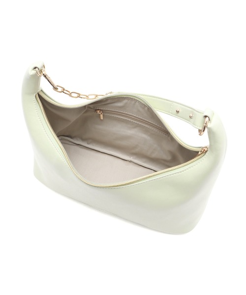 ROPE' PICNIC（ロペピクニック）の「リンクルエナメルワイドワンショルダー＆クラッチバッグ（ショルダーバッグ・レディース・ライトグリーン/オフホワイト/ブラック/ピンク・FREE）」の20枚目の写真