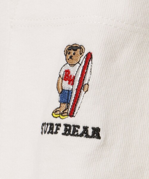 BEAMS HEART（ビームスハート）の「【ユニセックス】サーフベアー ロングスリーブ Tシャツ（Tシャツ/カットソー・メンズ・ブルー系その他/ホワイト/ネイビー・M/S/XL/L）」の17枚目の写真