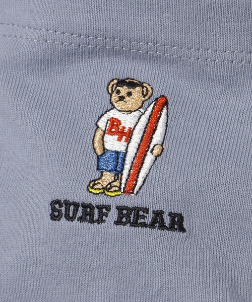 BEAMS HEART（ビームスハート）の「【ユニセックス】サーフベアー ロングスリーブ Tシャツ（Tシャツ/カットソー・メンズ・ブルー系その他/ホワイト/ネイビー・M/S/XL/L）」の19枚目の写真