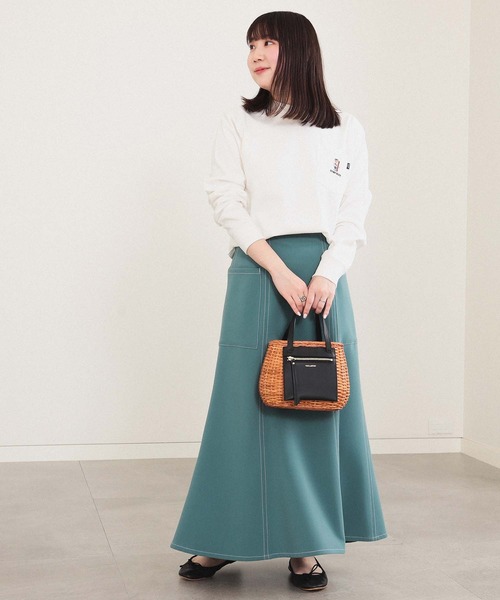 BEAMS HEART（ビームスハート）の「【ユニセックス】サーフベアー ロングスリーブ Tシャツ（Tシャツ/カットソー・メンズ・ブルー系その他/ホワイト/ネイビー・M/S/XL/L）」の5枚目の写真