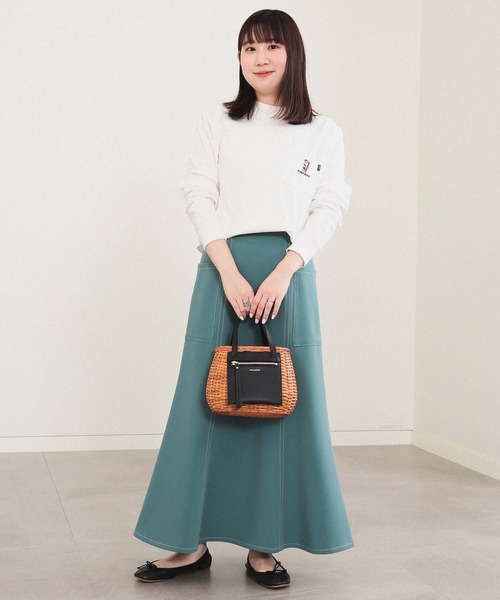 BEAMS HEART（ビームスハート）の「【ユニセックス】サーフベアー ロングスリーブ Tシャツ（Tシャツ/カットソー・メンズ・ブルー系その他/ホワイト/ネイビー・M/S/XL/L）」の9枚目の写真