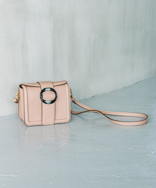 Andemiu（アンデミュウ）の「ベッコウカナグミニバッグ994456（ショルダーバッグ・レディース・ブラウン/イエロー/ピンク/ブラック・FREE）」の11枚目の写真