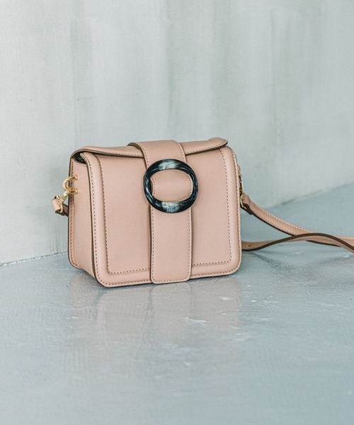 Andemiu（アンデミュウ）の「ベッコウカナグミニバッグ994456（ショルダーバッグ・レディース・ブラウン/イエロー/ピンク/ブラック・FREE）」の10枚目の写真