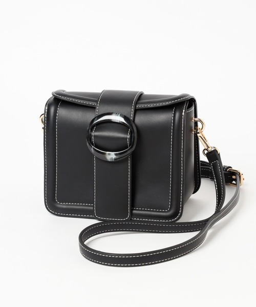 Andemiu（アンデミュウ）の「ベッコウカナグミニバッグ994456（ショルダーバッグ・レディース・ブラウン/イエロー/ピンク/ブラック・FREE）」の12枚目の写真