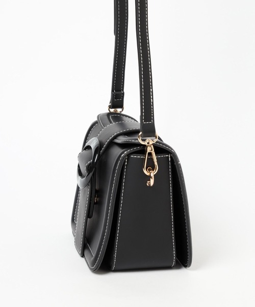 Andemiu（アンデミュウ）の「ベッコウカナグミニバッグ994456（ショルダーバッグ・レディース・ブラウン/イエロー/ピンク/ブラック・FREE）」の22枚目の写真