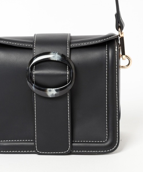 Andemiu（アンデミュウ）の「ベッコウカナグミニバッグ994456（ショルダーバッグ・レディース・ブラウン/イエロー/ピンク/ブラック・FREE）」の16枚目の写真