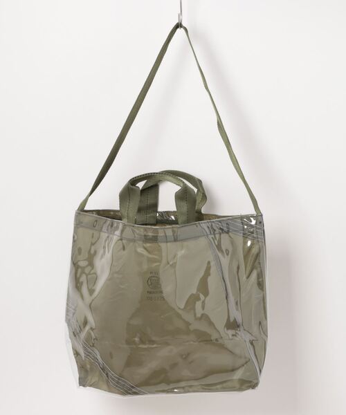 PUEBCO（プエブコ）の「COVERED PARACHUTE SHOULDER BAG（ショルダーバッグ・メンズ・オレンジ/オリーブ/ホワイト・ONE SIZE）」の9枚目の写真