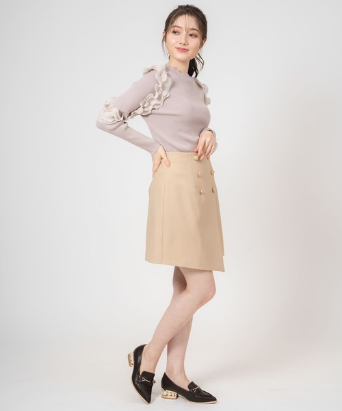 ノエラ　ベージュ Aラインスカート Noela 「Noela」 スカート S ベージュ レディース : ZOZOTOWN