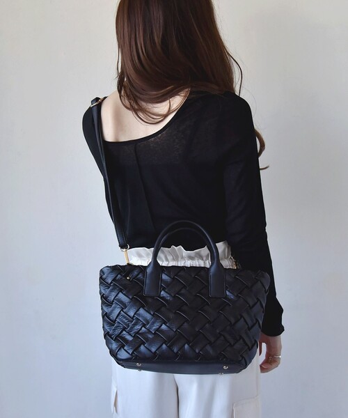 セール】quaranciel: メッシュ 2way ショルダー バッグ