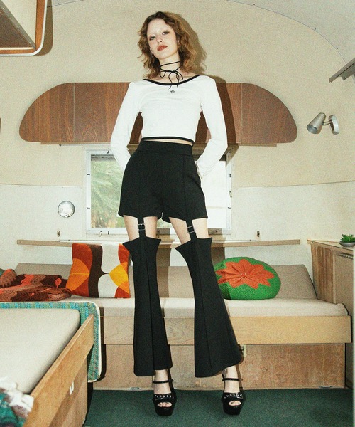 melt the lady サイドガーターベルトフレアパンツ SP3496EW008441_fw_thumbM.jpg